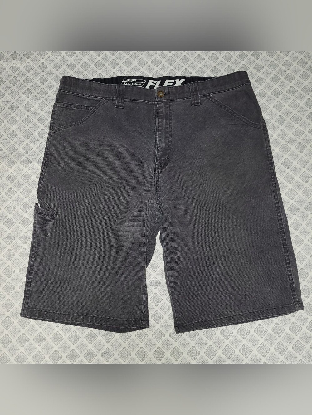 (2) Dickies Men’s Black Work Shorts • Size 36 • Above‑Knee Utility Fit